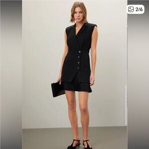 NWT Sandro Alexandrie Noir dress - 34